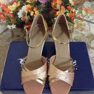 Ballroom Dance shoes worn once, in the box